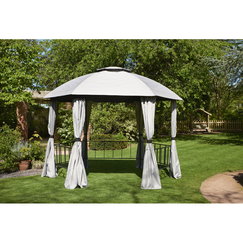 Sol 72 Outdoor Rashee 3m x 3m Steel Patio Gazebo & Reviews
